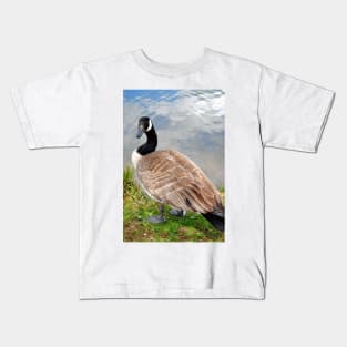 Canada Goose Canadian Geese Wild Bird Kids T-Shirt